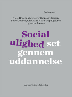 cover image of Social ulighed set gennem uddannelse